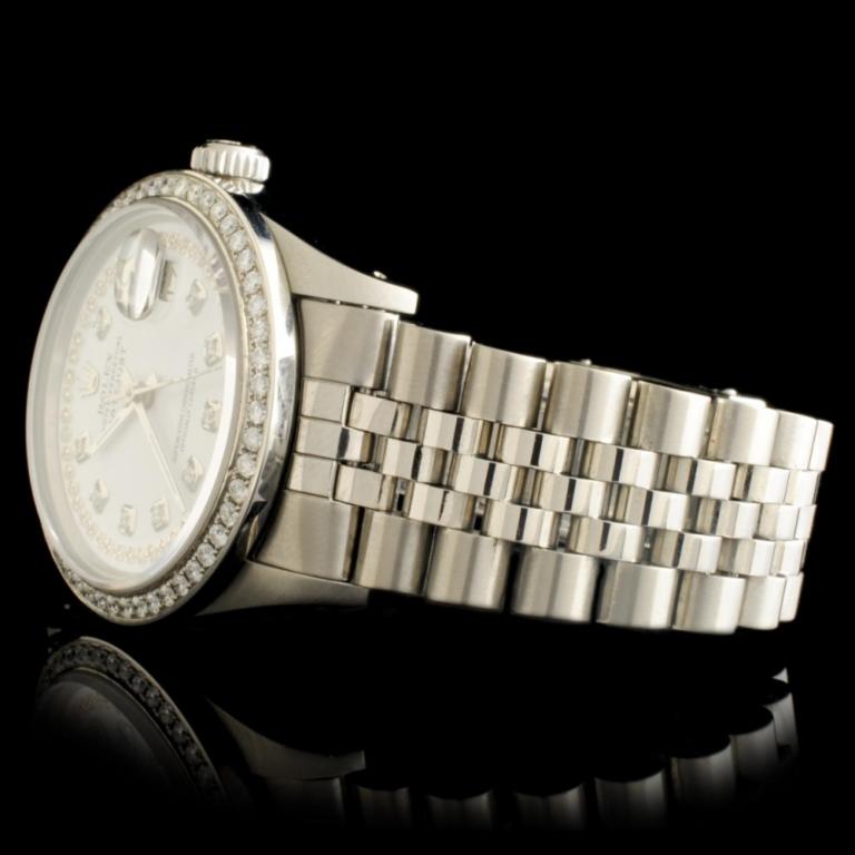 Rolex DateJust Diamond 36MM Wristwatch