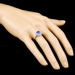 14K Gold 1.61ct Tanzanite & 0.42ctw Diamond Ring