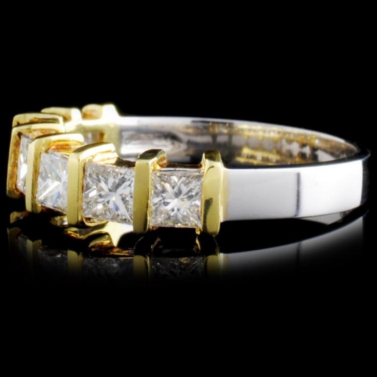 18K Gold 1.20ctw Diamond Ring