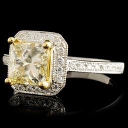 18K Gold 1.79ctw Diamond Ring