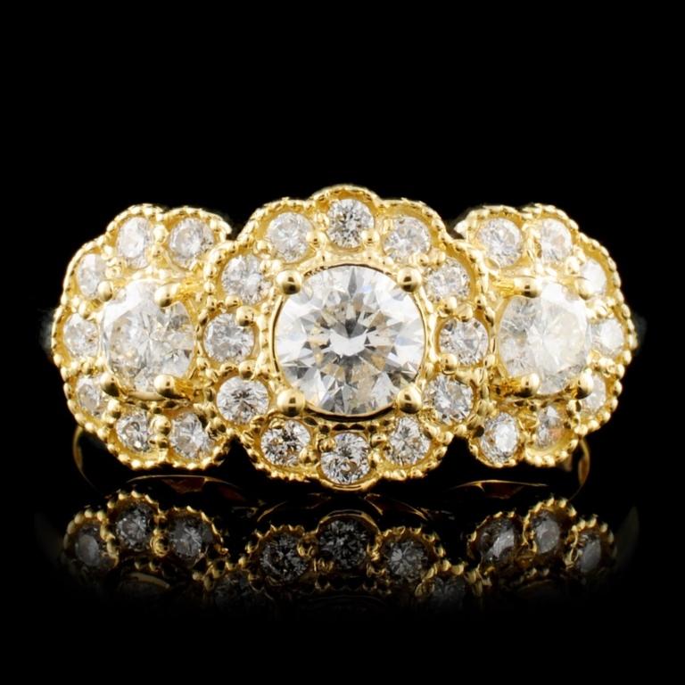 14K Gold 1.60ctw Diamond Ring