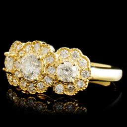 14K Gold 1.60ctw Diamond Ring