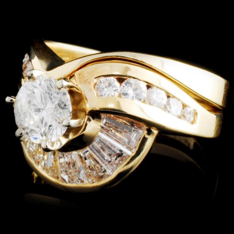 14K Gold 2.22ctw Diamond Ring