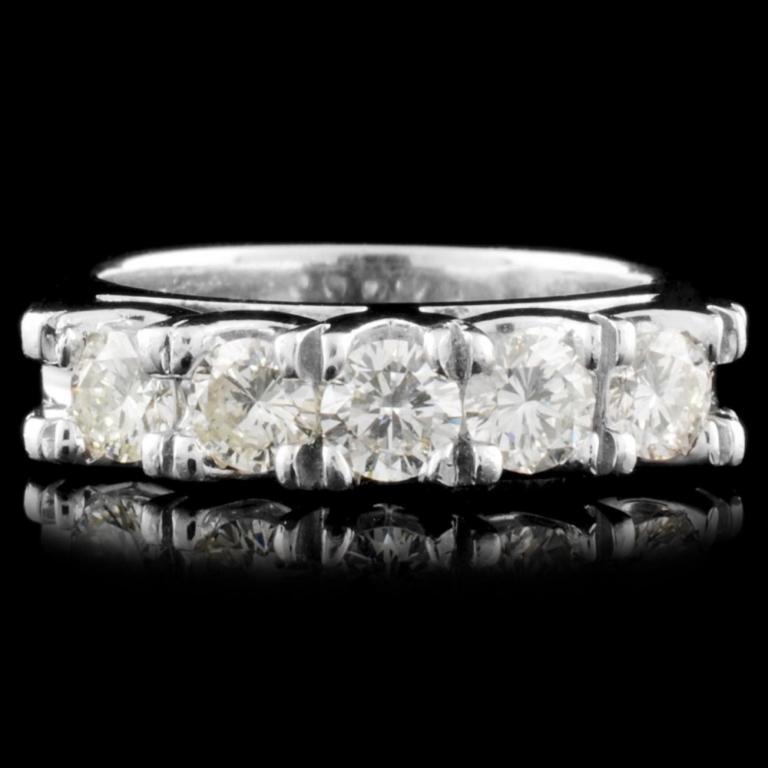 Platinum 1.00ctw Diamond Ring