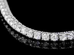 18k White Gold 7.45ct Diamond Bracelet