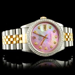 Rolex DateJust Diamond 36MM Wristwatch