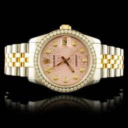 Rolex DateJust 1.00ct Diamond 31MM Mid-Size Watch