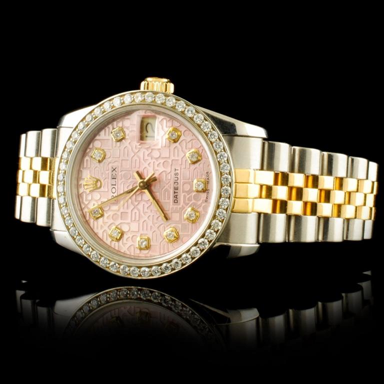 Rolex DateJust 1.00ct Diamond 31MM Mid-Size Watch