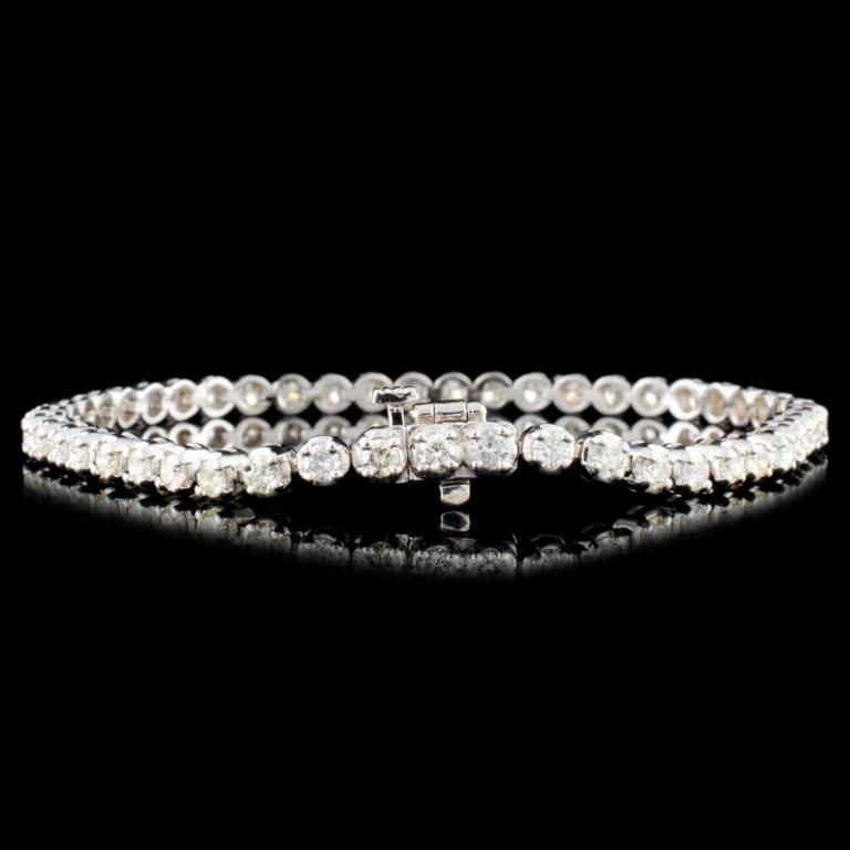 14K Gold 3.00ctw Diamond Bracelet