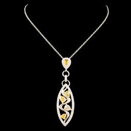 18K Gold 1.81ctw Diamond Pendant