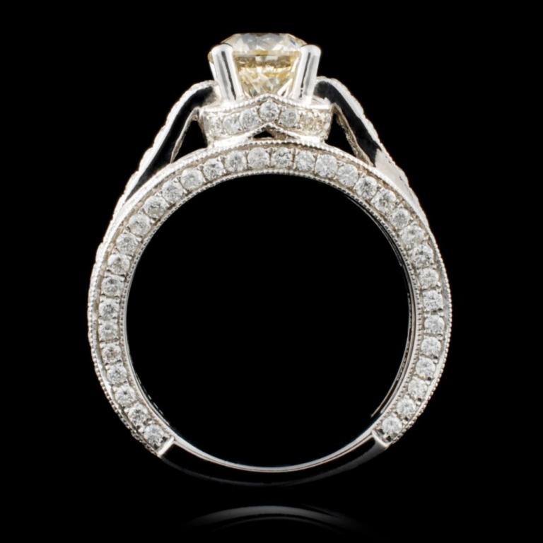 18K White Gold 2.65ctw Diamond Ring