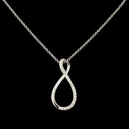 14K Gold 0.14ctw Diamond Pendant