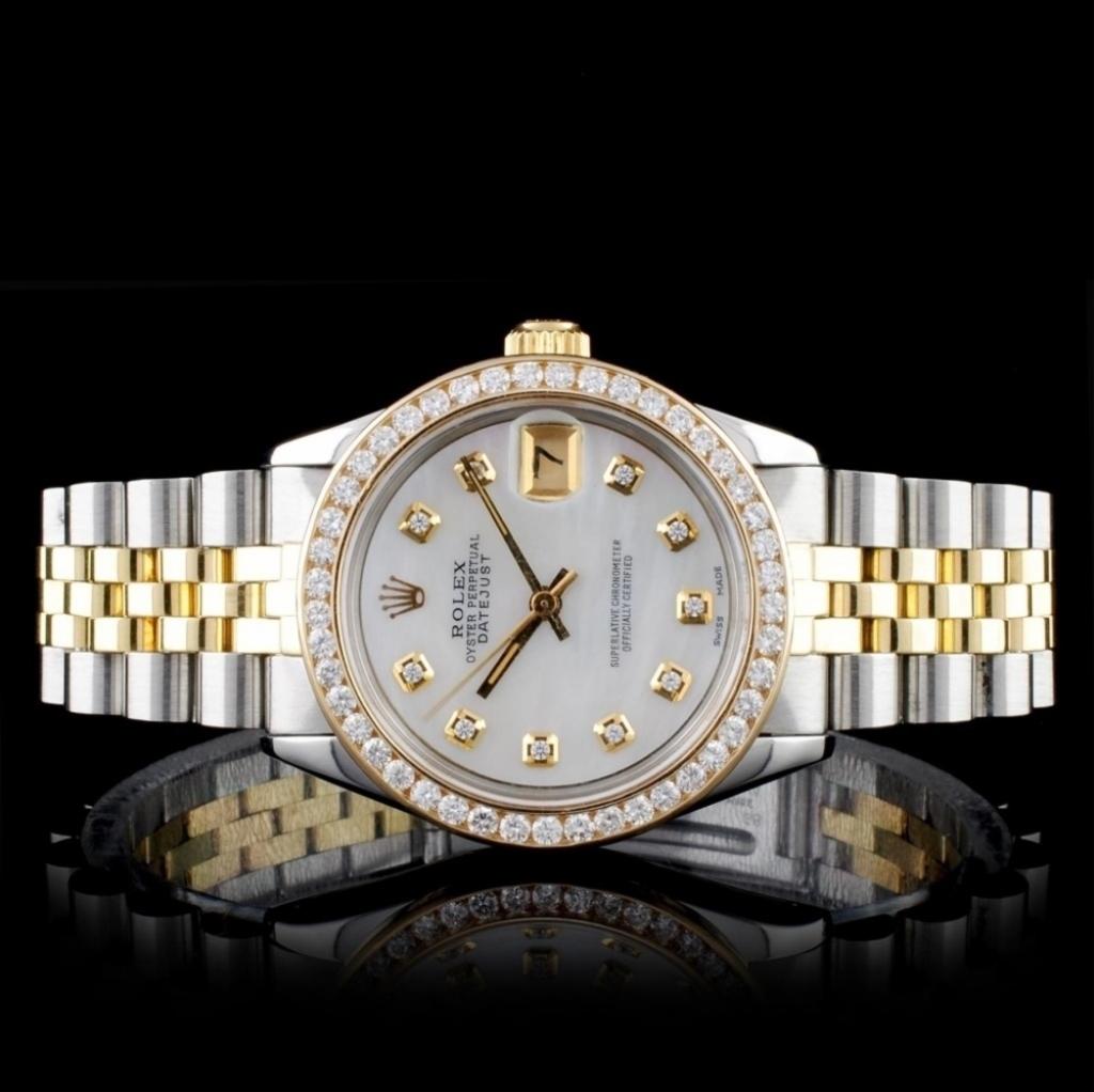 Rolex DateJust Diamond 31mm Wristwatch