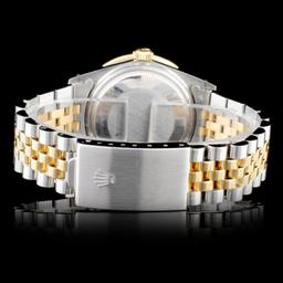 Rolex Two-Tone 36MM DateJust Diamond Wristwatch