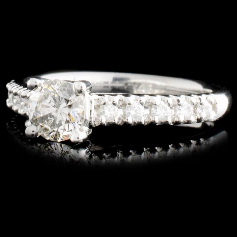 14K Gold 0.78ctw Diamond Ring