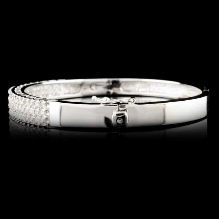 14K Gold 2.26ctw Diamond Bangle