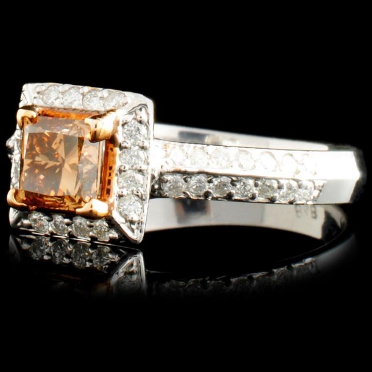 14K Gold 1.07ctw Fancy Color Diamond Ring