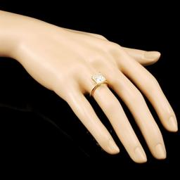 14K Gold 3.02ct Solitaire Diamond Ring