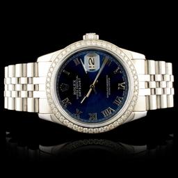 Rolex DateJust 1.35ct Diamond 36MM Wristwatch