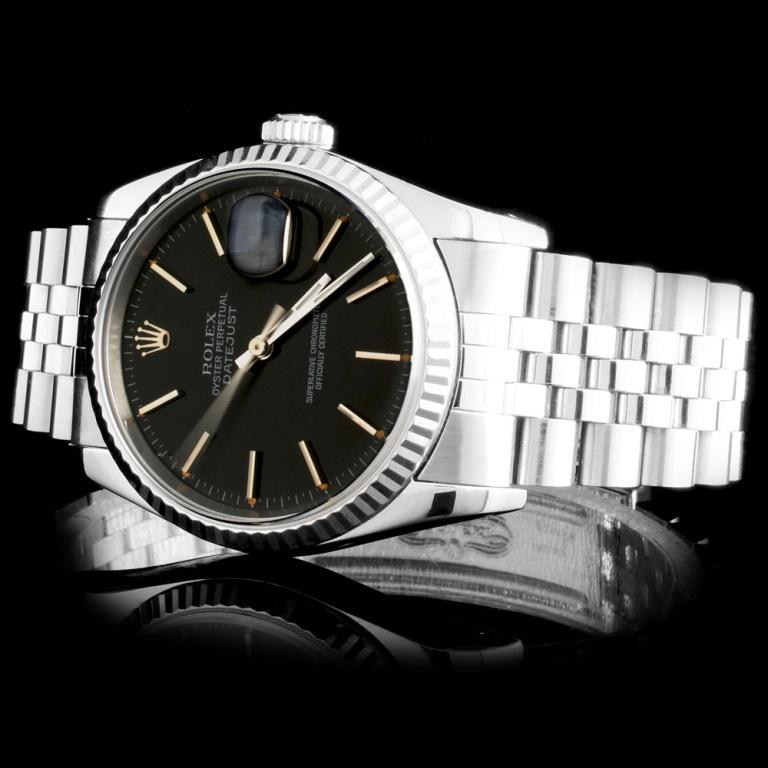 Rolex SS DateJust 36MM Wristwatch