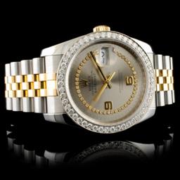 Rolex DateJust 116233 18K YG/SS Diamond 36MM Watch