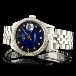 Rolex DateJust Diamond 36MM Wristwatch