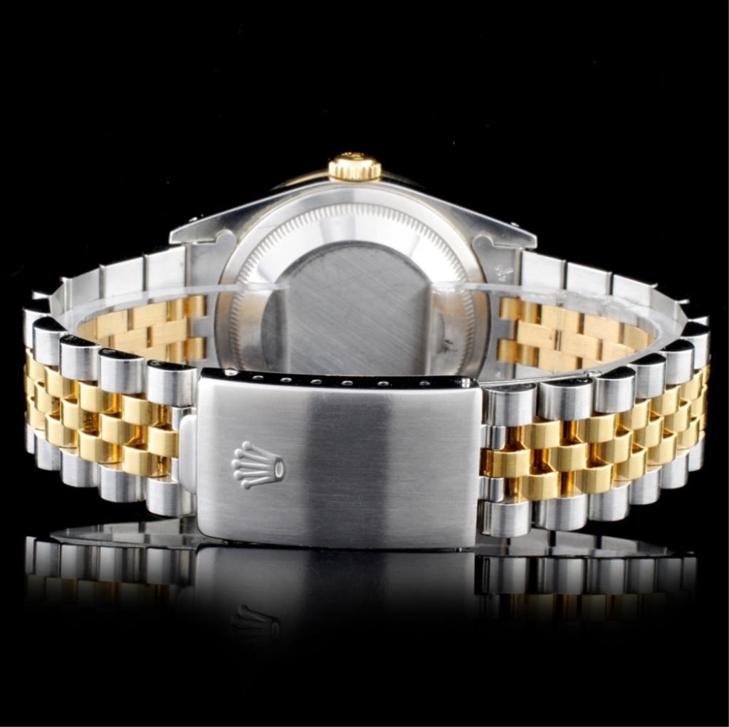 Rolex YG/SS DateJust 1.50ct Diamond 36MM Watch