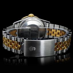 Rolex YG/SS DateJust Diamond 36MM Watch