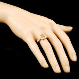 14K Gold 0.98ctw Fancy Color Diamond Ring