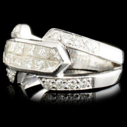 18K Gold 1.52ctw Diamond Ring