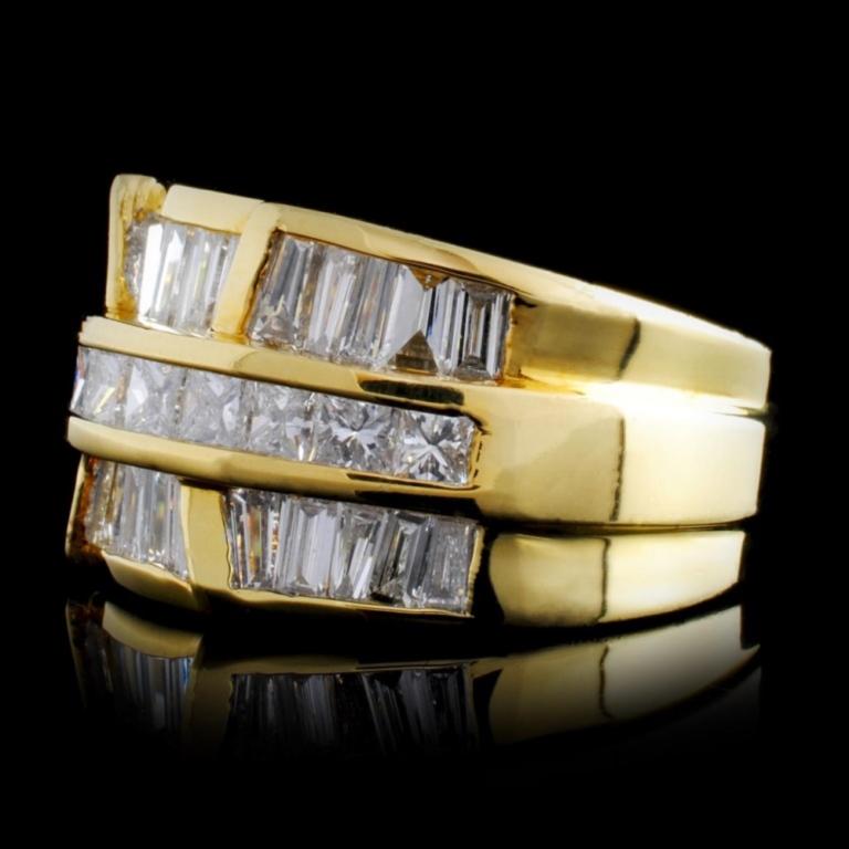 18K Yellow Gold 2.93ctw Diamond Ring