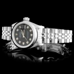 Rolex SS DateJust Diamond Ladies Watch