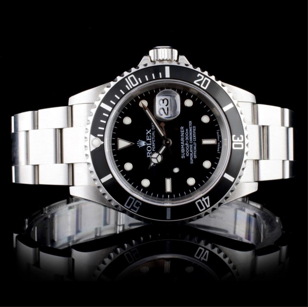 Rolex Submariner Stainless Steel Wristwatch