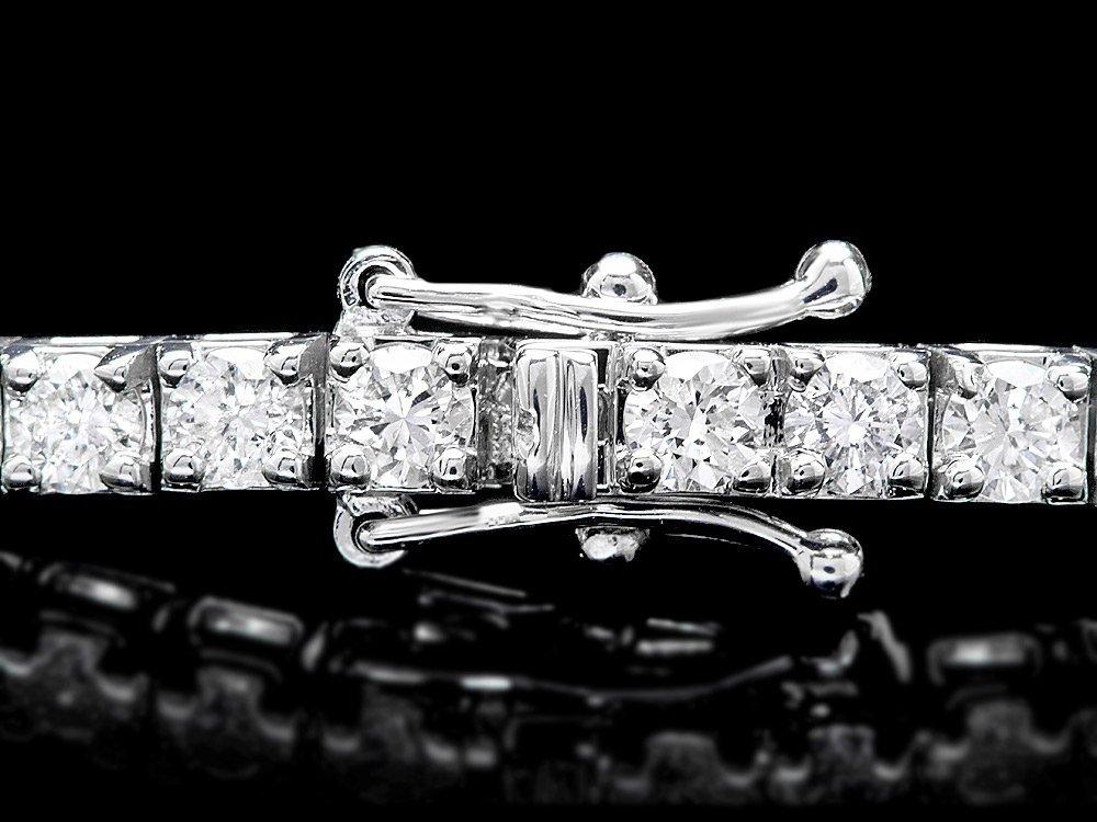 18k White Gold 5.00ct Diamond Bracelet