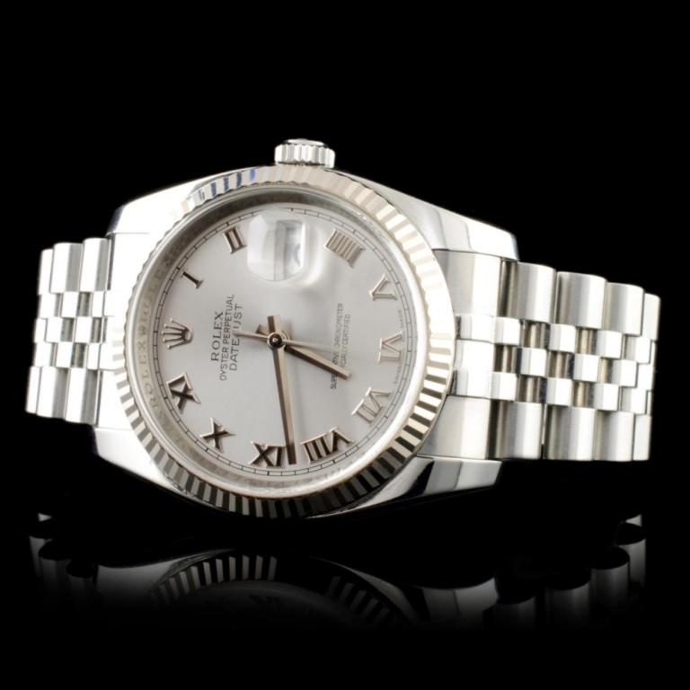 Rolex DateJust 18K/SS 36MM Wristwatch