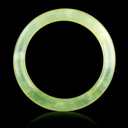 Chinese Fine Jadeite Green Bangle