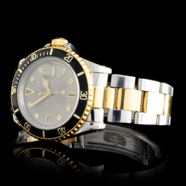 Rolex YG/SS Submariner Diamond 40MM Watch