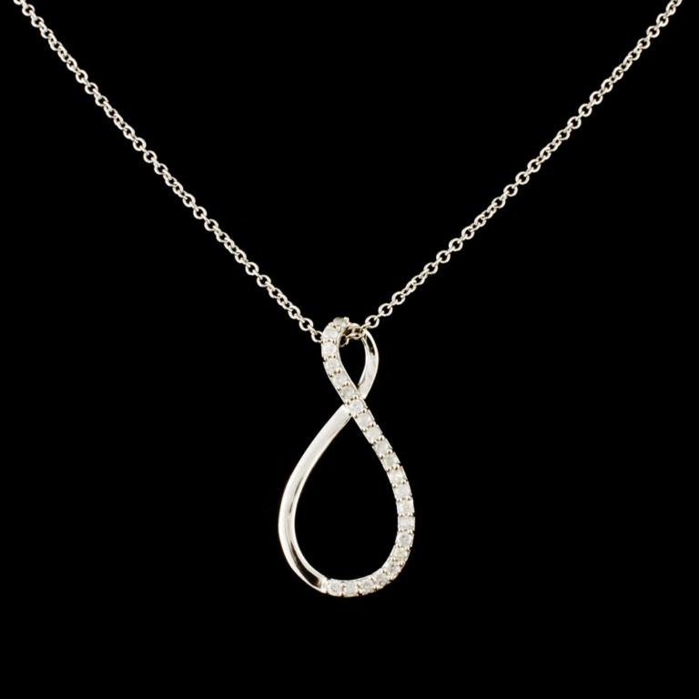 14K Gold 0.14ctw Diamond Pendant