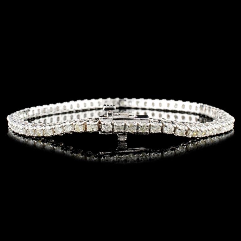 14K Gold 3.00ctw Diamond Bracelet