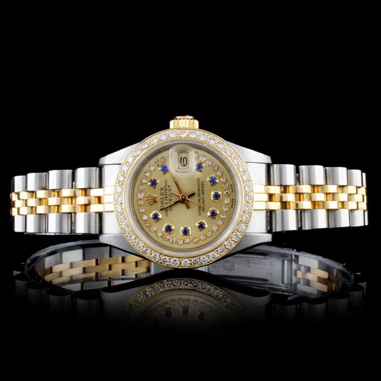 Rolex DateJust Diamond Ladies Watch