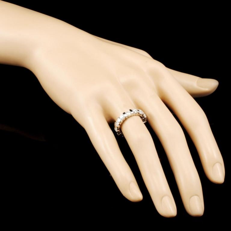 18K Gold 2.15ctw Eternity Diamond Ring