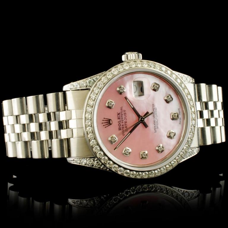 Rolex DateJust 1.50ct Diamond 36MM Wristwatch