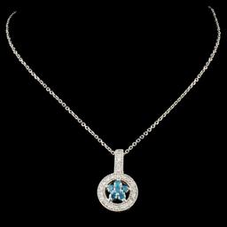 14K Gold 0.51ctw Diamond Pendant