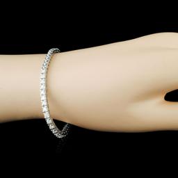 14K Gold 4.28ctw Diamond Bracelet