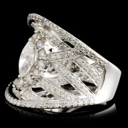 18K Gold 1.72ctw Diamond Ring