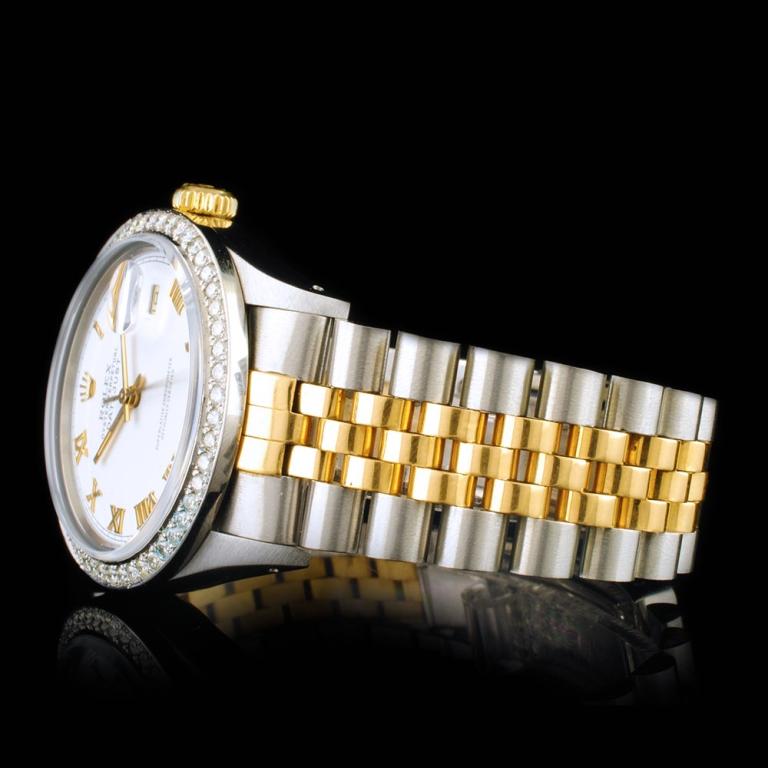 Rolex DateJust YG/SS Diamond 36mm Wristwatch