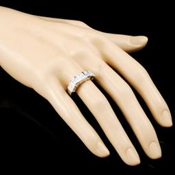 1.71ctw Diamond Platinum Ring