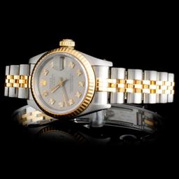 Rolex DateJust Diamond Ladies Watch