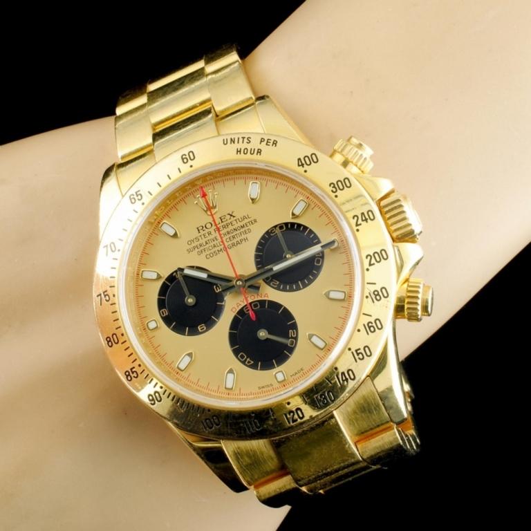 Rolex DAYTONA Paul Newman 18K Gold 40MM Wristwatch