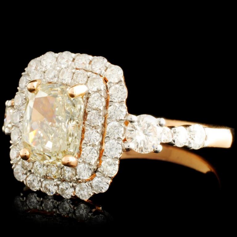 18K Gold 2.11ctw Diamond Ring